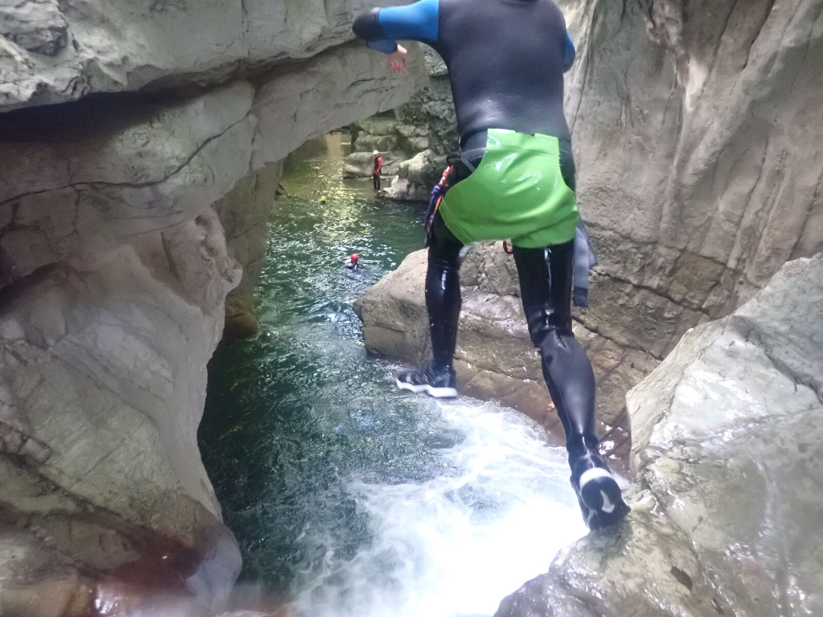 Which shoes should I wear for a canyoning trip